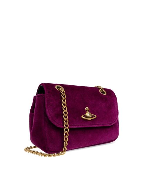 Velvet shoulder bag VIVIENNE WESTWOOD | 5C01000BWW00ZLJ408